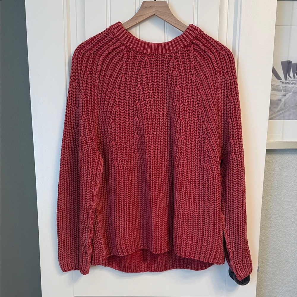 Free People Cherry Knit Sweater size large